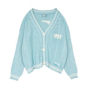 Taylor Swift 1989 Blue Cardigan XS/SM NEW